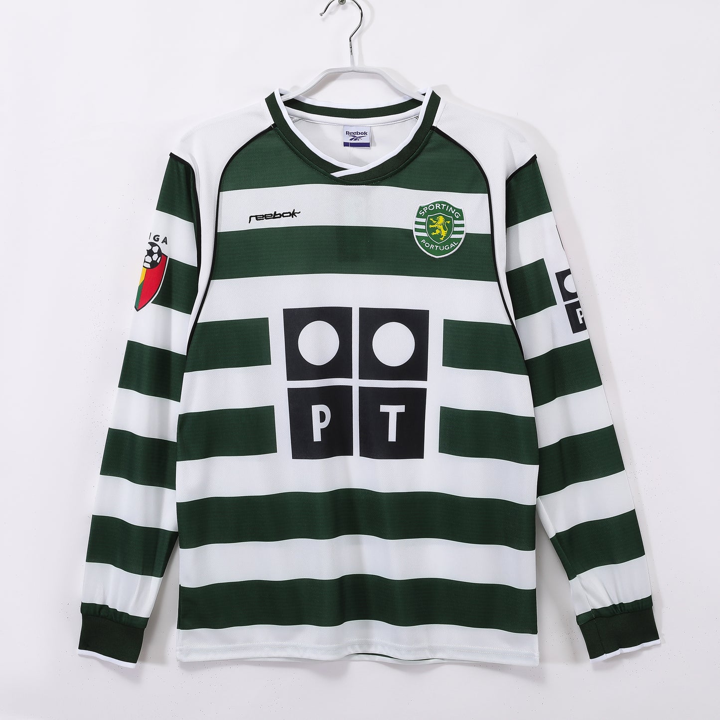 Sporting Lisbon 2001/03 Long Sleeve Home Kit